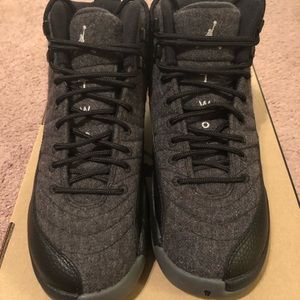 Nike Retro 12 Air Jordan Wool Shoes, Boys 6Y